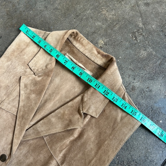 Miu Miu 1994 / 1995 Miu Min 100% Suede Leather Vest Top Sleeveless - Picture 8 of 12